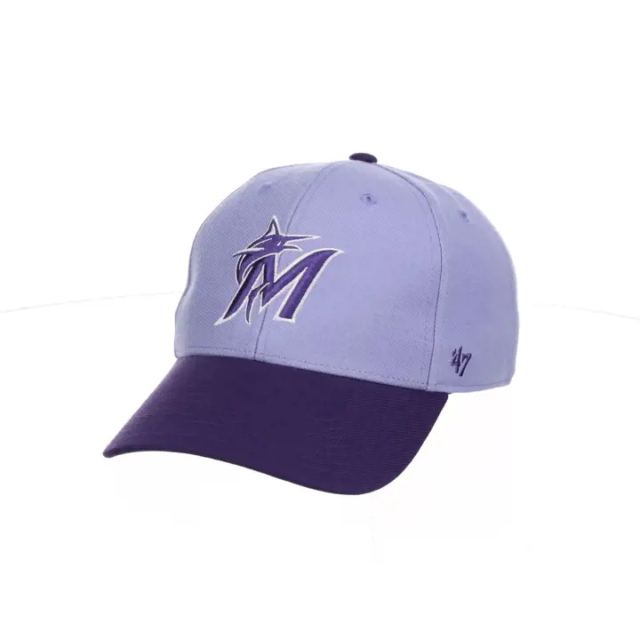 Miami Marlins MLB Lavande/Violet TT Side Patch '47 MVP LAV