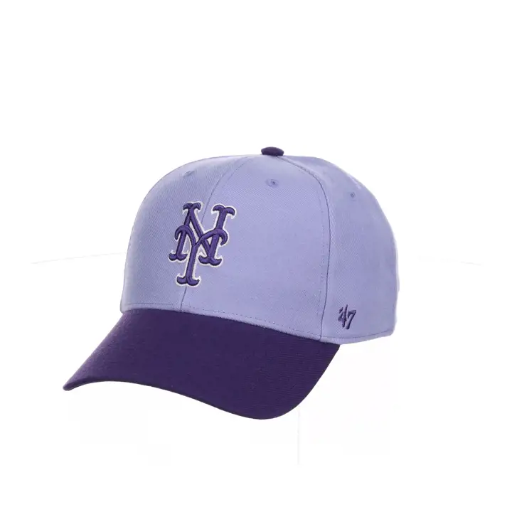 New York Mets MLB Lavender/Purple TT Side Patch '47 MVP LAV
