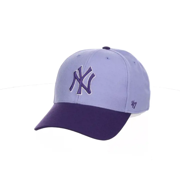 Casquette MLB New York Yankees '47 MVP L Lilas/Violette TT Side Patch