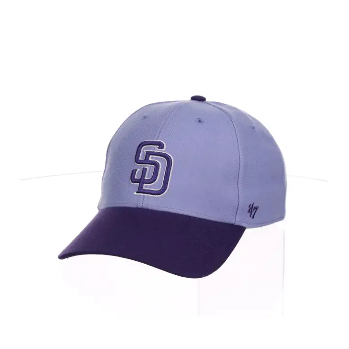 Casquette San Diego Padres MLB Lavande/Violette TT Side Patch '47 MVP L