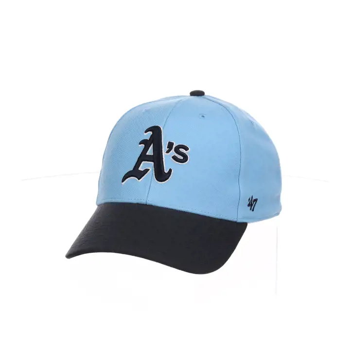 Casquette '47 MVP Oakland Athletics MLB Columbia/Navy avec écusson latéral