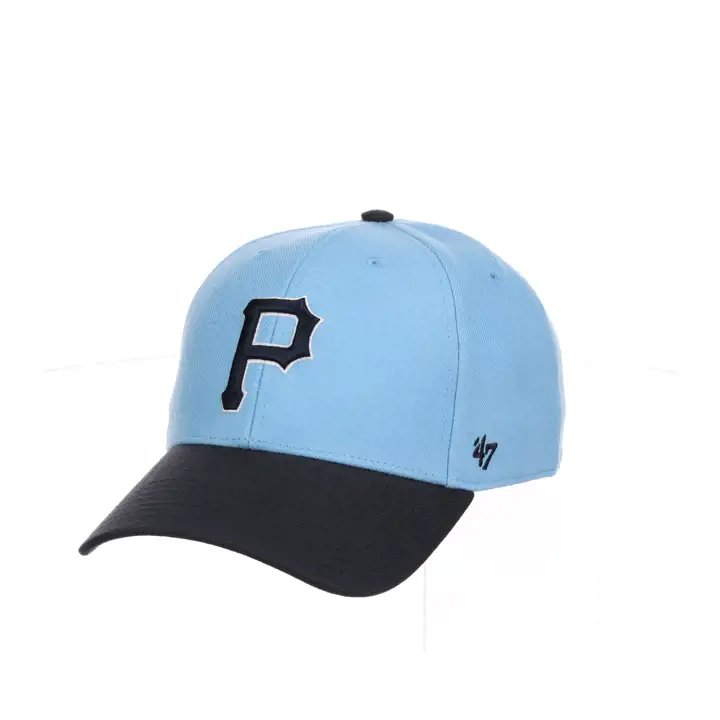 Casquette '47 MVP C MLB Pittsburgh Pirates Columbia/Navy avec écusson latéral