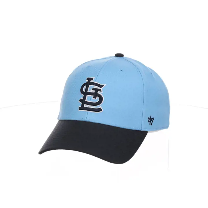 Casquette '47 MVP MLB Columbia/Navy avec logo latéral St. Louis Cardinals
