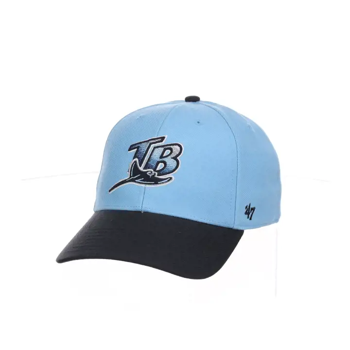 Casquette '47 MVP COL B Tampa Bay Rays MLB Columbia/Navy TT Side Patch