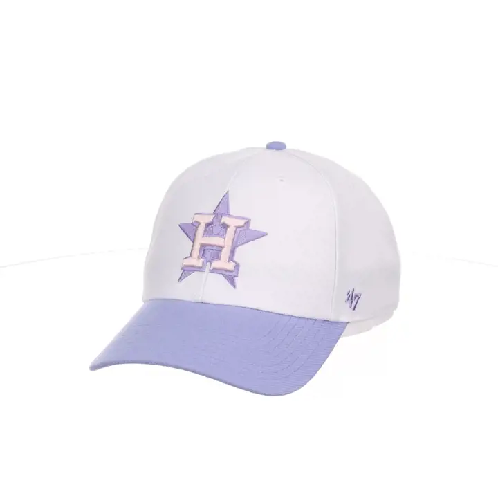 Houston Astros MLB Blanc/Lavande/Rose TT Écusson latéral '47 MVP BLA/LAV