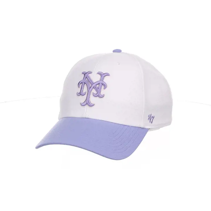 New York Mets MLB BLC/Lav/Rose Écusson latéral TT '47 MVP BLC/LAV