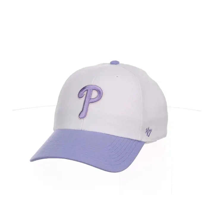 Casquette MVP '47 Philadelphia Phillies MLB Blanc/Lavande/Rose Écusson latéral