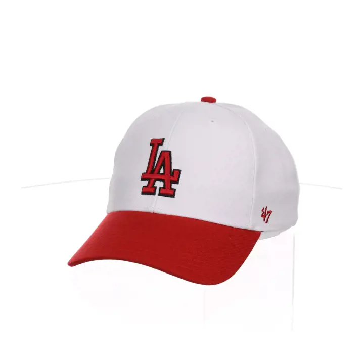 Los Angeles Dodgers MLB Blanc/Rouge Écusson latéral TT '47 MVP BLA/
