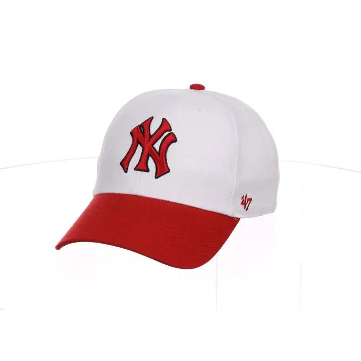 Casquette New York Yankees MLB White/Red TT Side Patch '47 MVP BLANC/ROUGE