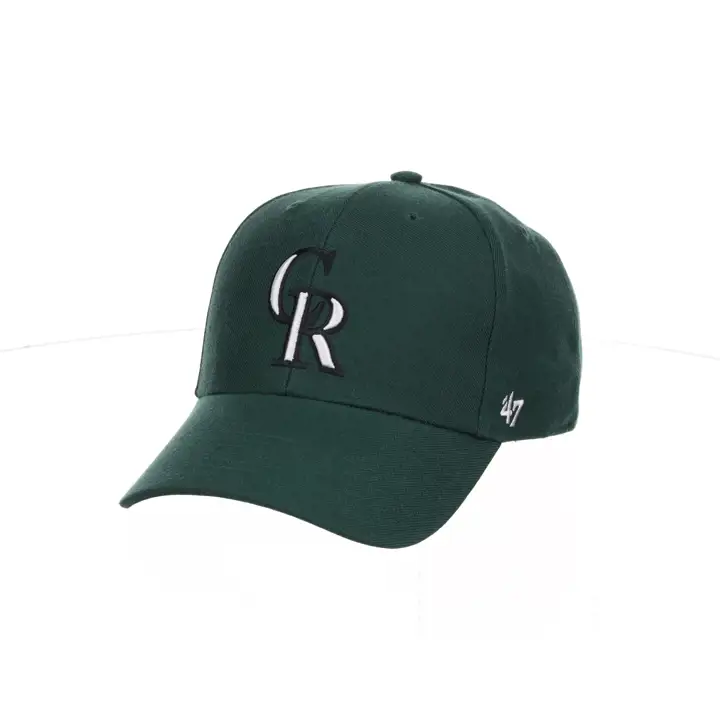 Colorado Rockies MLB Vert Foncé/Noir Écusson Latéral '47 MVP Vert Fcé