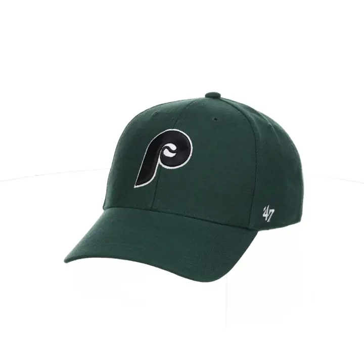 Casquette '47 MVP Philadelphia Phillies MLB Vert Foncé/Noir Patch Latéral