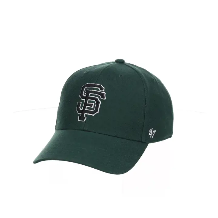 Casquette '47 MVP D des Giants de San Francisco MLB Vert Foncé/Noir avec patch latéral