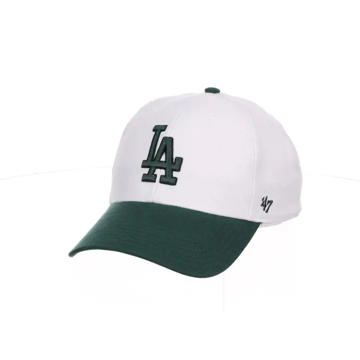Los Angeles Dodgers MLB Blanc/Vert Fonc. Écusson Latéral TT '47 MVP