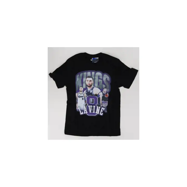 Sacramento Kings NBA Quick Pass Player Tee Zach Lavine Noir