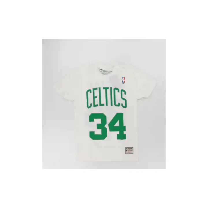 T-shirt Boston Celtics NBA MN Hardwood imprimé HD joueur BLANC