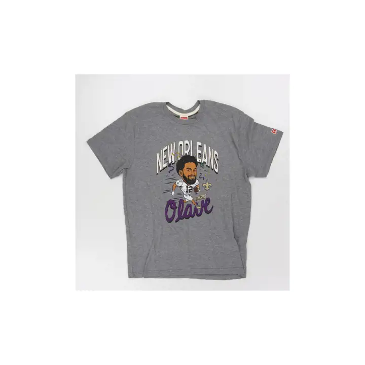 T-shirt caricature Homage NFL pour homme des New Orleans Saints Chris Olave