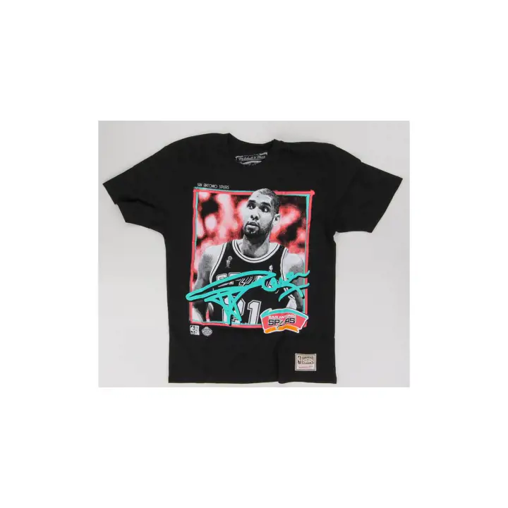 T-shirt joueur NBA Freeze Frame San Antonio Spurs Tim Duncan NOIR