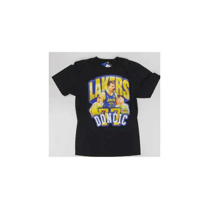 Los Angeles Lakers NBA Quick Pass T-shirt de joueur Luka Doncic NOIR