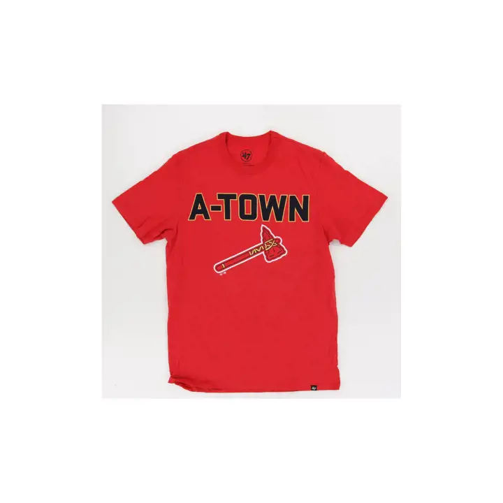 Atlanta Braves MLB 47 T-shirt Franklin A Town ROUGE