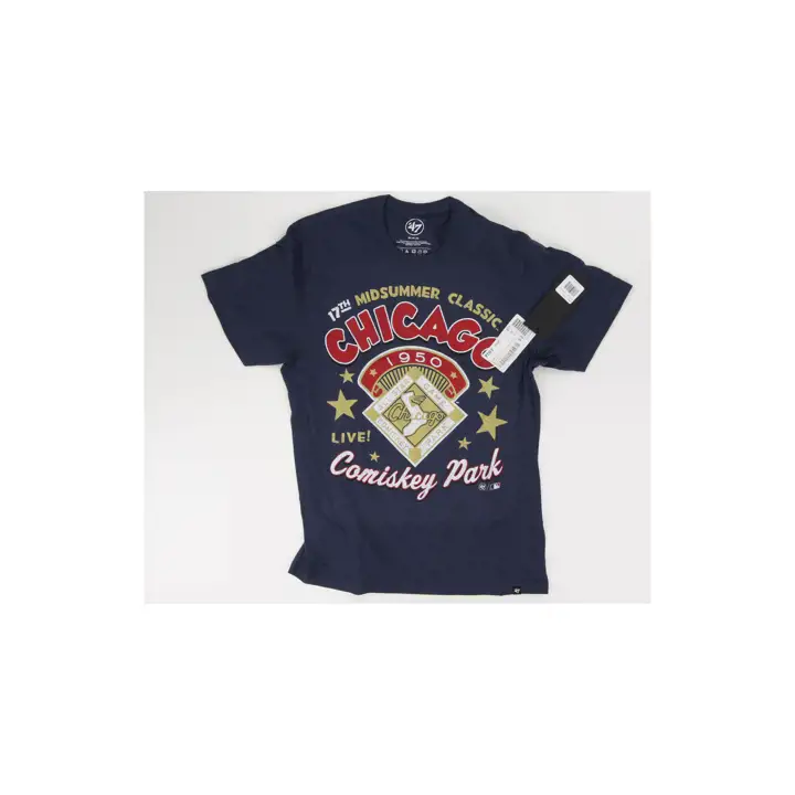 Chicago White Sox MLB 47 Coop Comiskey Franklin T-Shirt BLEU