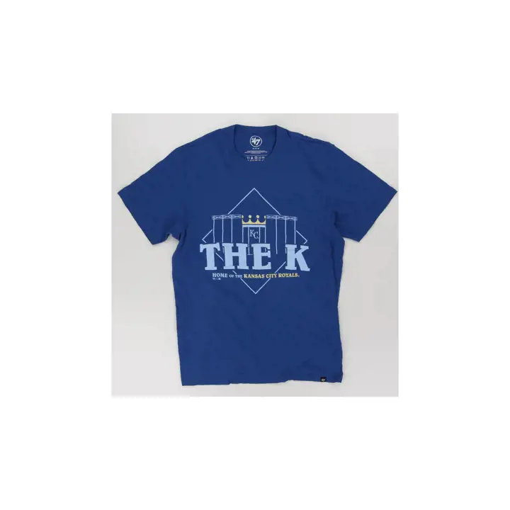 Kansas City Royals MLB 47 T-shirt The K Franklin BLEU