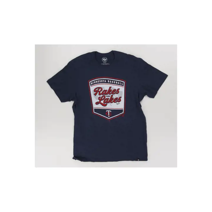 T-shirt bleu Minnesota Twins MLB 47 Rakes and Lakes Franklin