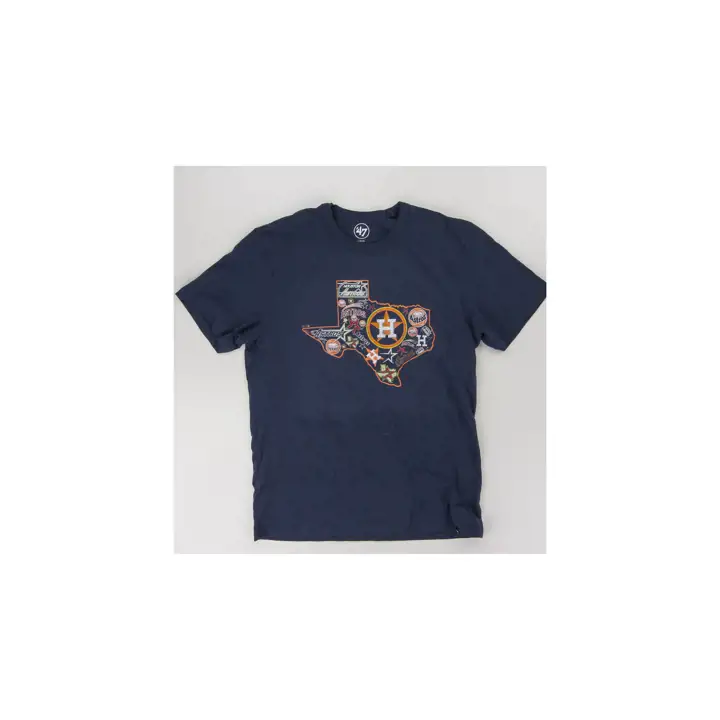 T-Shirt bleu Houston Astros MLB 47 State Logo Fill Franklin