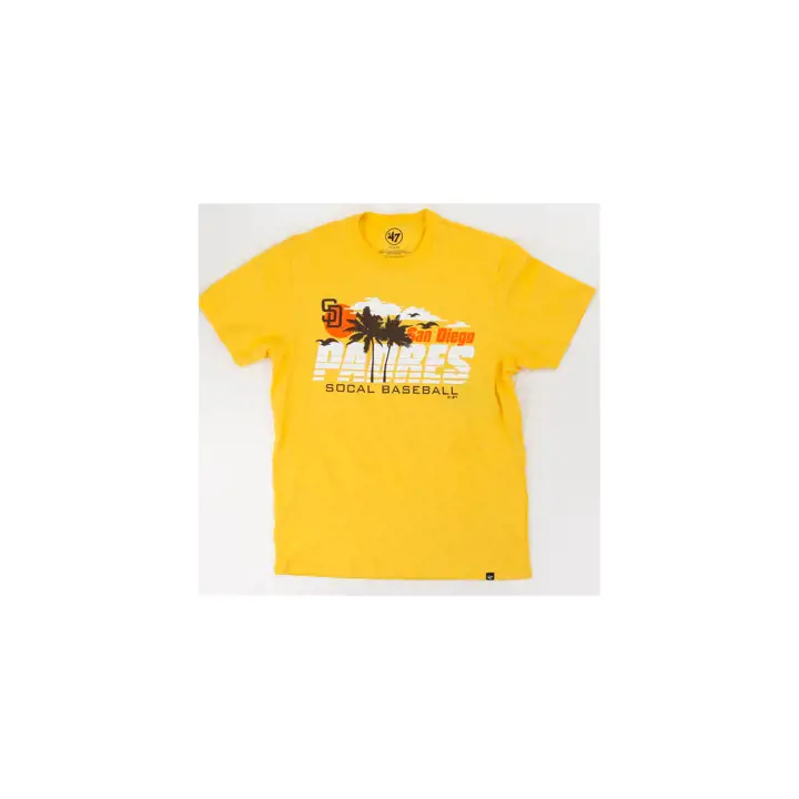 San Diego Padres MLB 47 SD Palms Franklin T-Shirt Doré