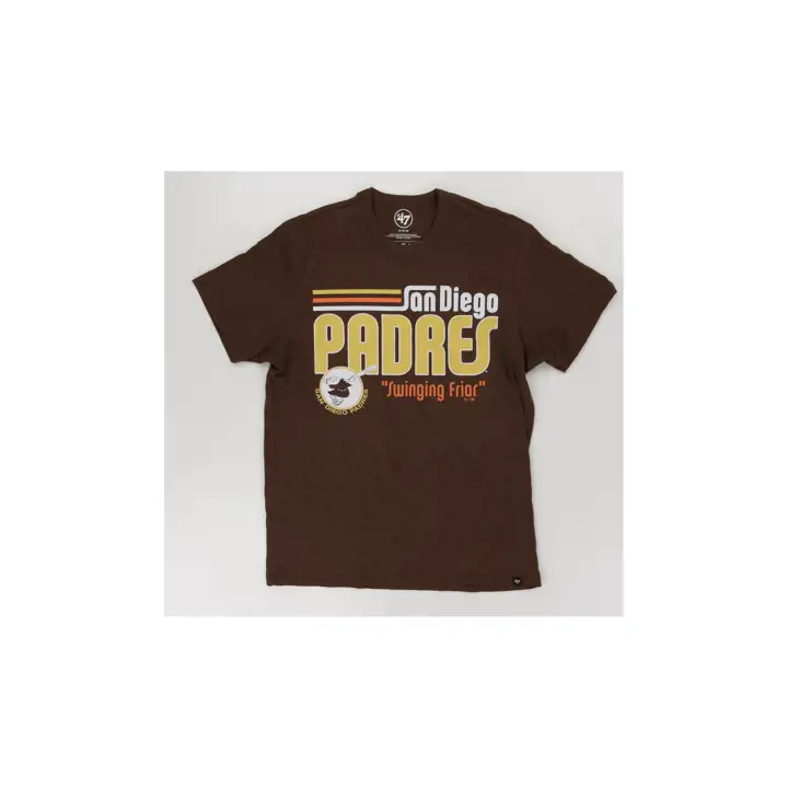 T-shirt San Diego Padres MLB 47 Retro Friar Franklin Marron