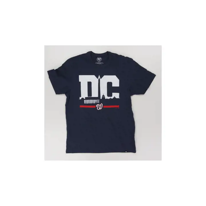 T-shirt bleu Washington Nationals MLB '47 DC Skyline
