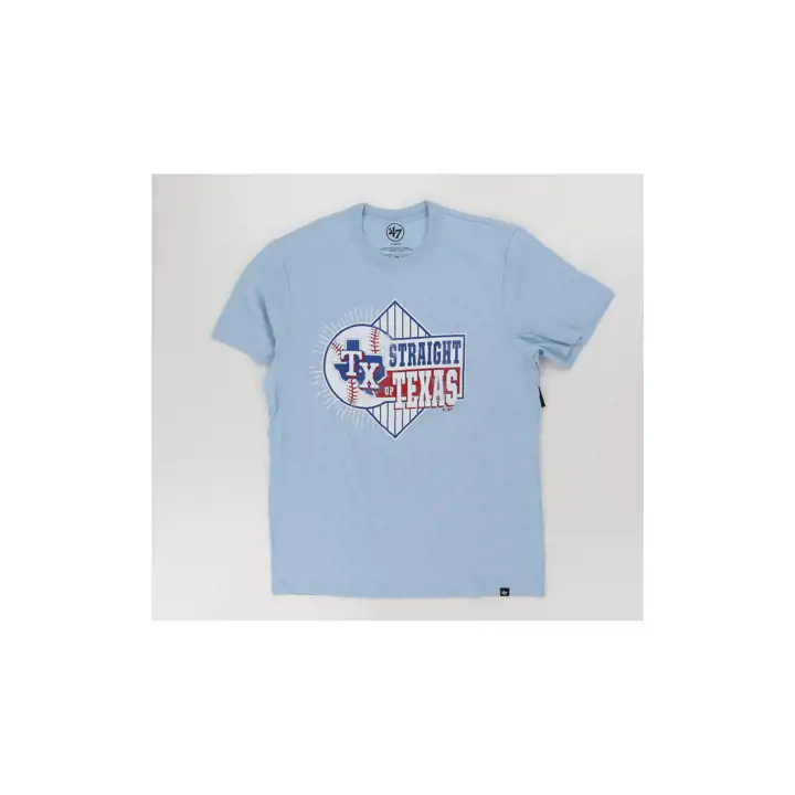T-shirt Texas Rangers MLB 47 Straight Up Texas Franklin BLEU