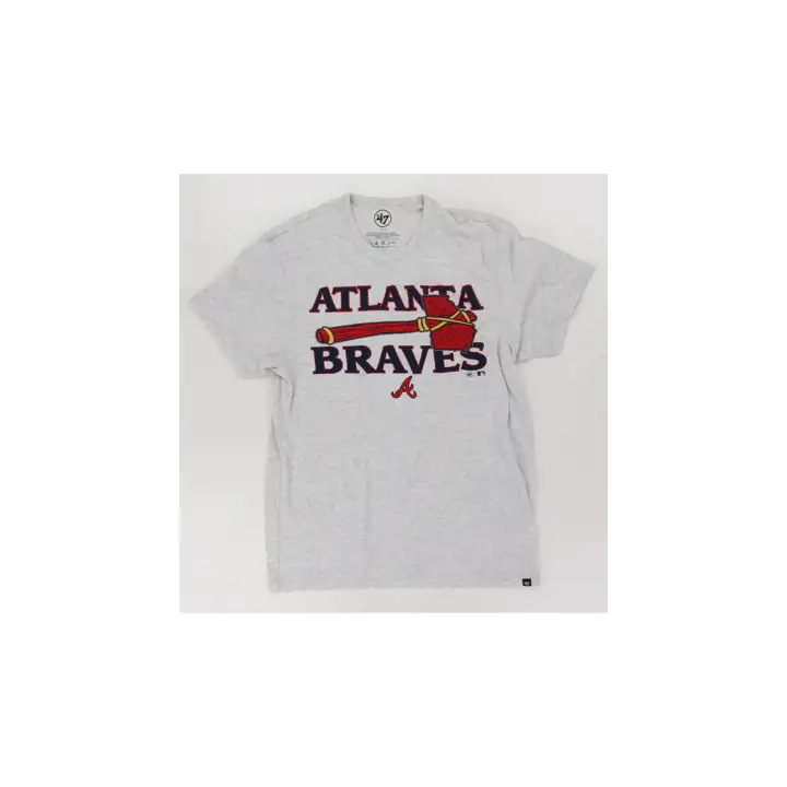 T-shirt Franklin Tomahawk des Braves d'Atlanta MLB '47 Géorgie Gris