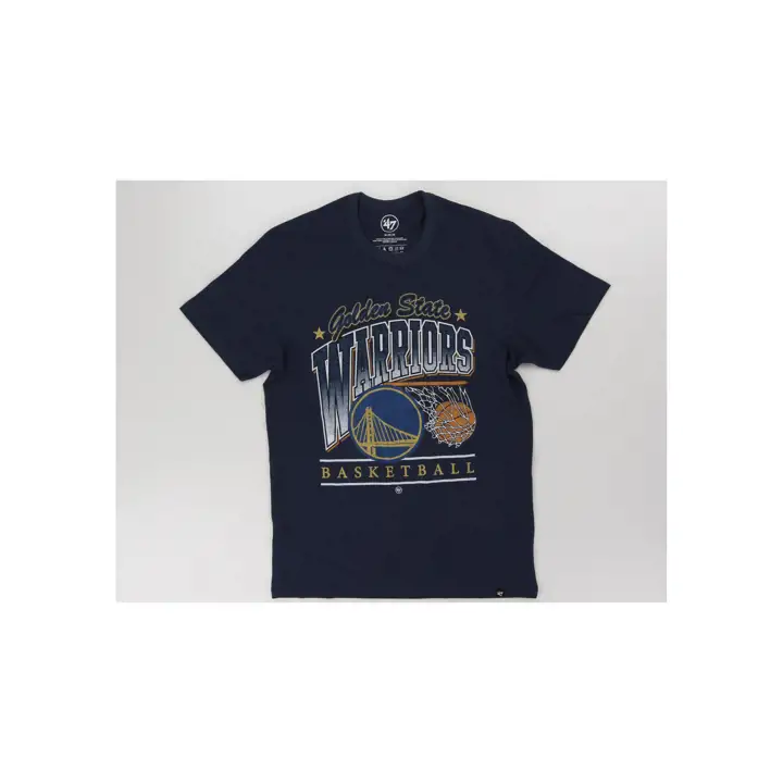 T-shirt Golden State Warriors NBA Arched Swoosh Franklin BLEU MARINE