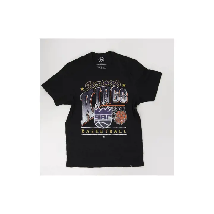 T-shirt Franklin noir Sacramento Kings NBA Swoosh arqué