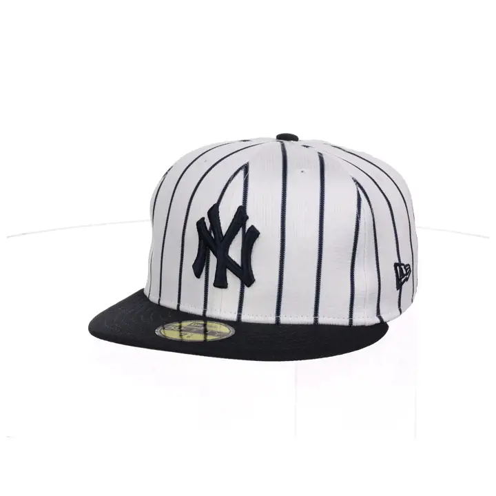 New York Yankees Entraînement de printemps MLB 2025 59Fifty Blanc/Marine
