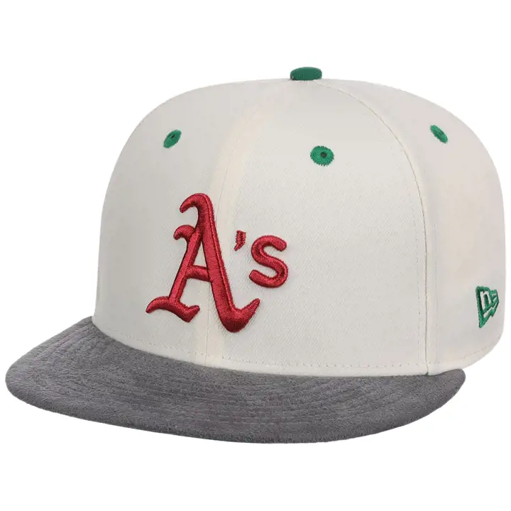 Oakland Athletics MLB x Qias Omar 59FIFTY GRIS/BEIGE