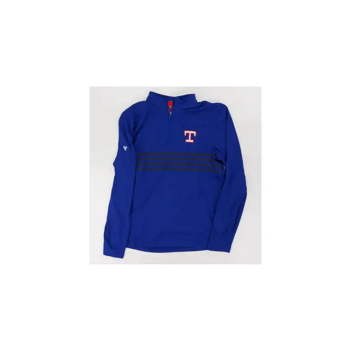 TEXAS RANGERS MLB ASHER PLACKET 1/4 ZIP Bleu