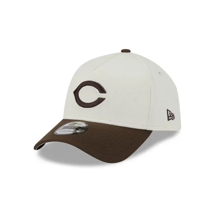 Casquette 9FORTY réglable MLB Chrome Re-Dub Brn des Cincinnati Reds AF CHRM/WLNT/GR