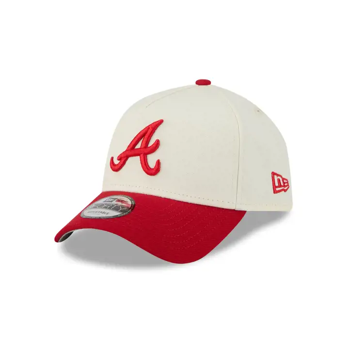Casquette 9FORTY Atlanta Braves MLB Chrome Re-Dub Rouge AF CHRM/RED/GRY