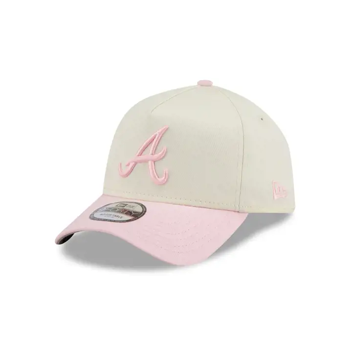 Casquette Atlanta Braves MLB Chrome Re-Dub Rose 9FORTY AF CHRM/PNK/GRY
