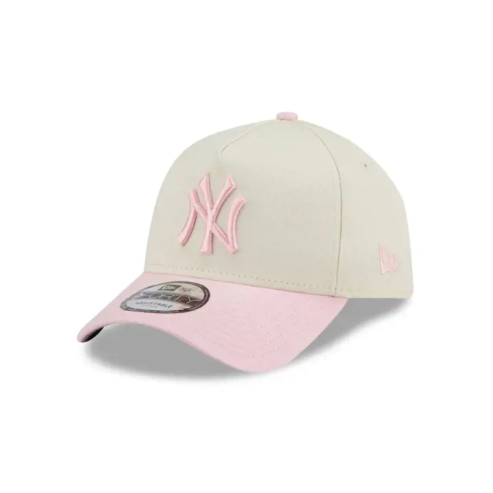 New York Yankees MLB Chrome Re-Dub Rose 9FORTY AF CHRM/PNK/G