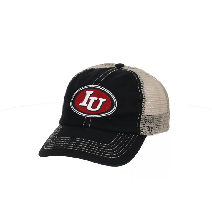 Indiana Hoosiers NCAA Casquette de pêcheur réglable noire