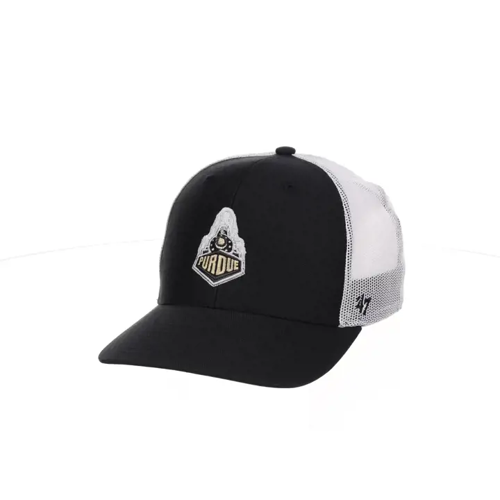 Purdue Boilermakers NCAA '47 Trucker Train Noir