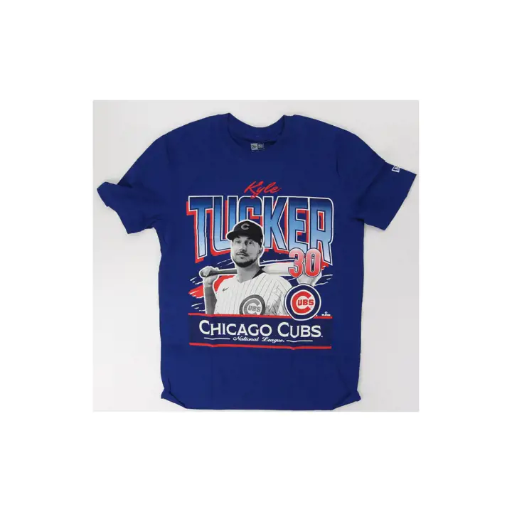 Chicago Cubs MLB New Era T-shirt Batter Up Kyle Tucker bleu