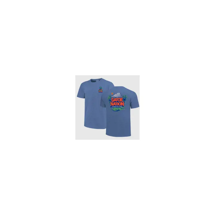 T-shirt bleu Risograph Florida Gators NCAA Floride