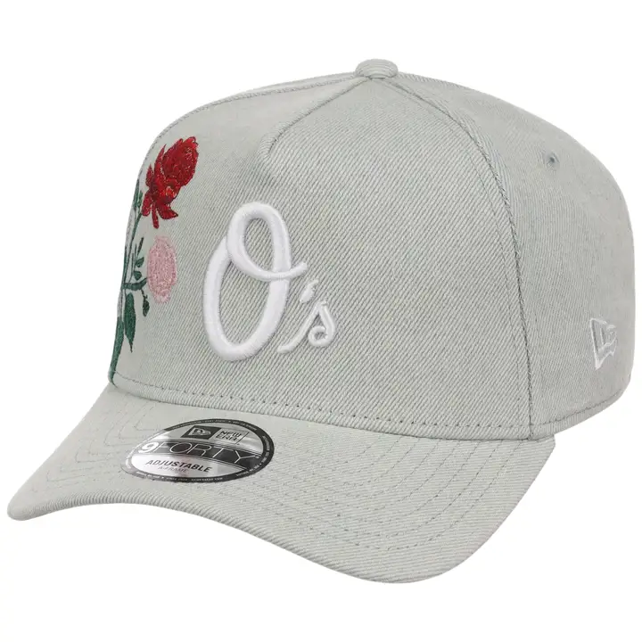 Baltimore Orioles MLB Casquette en jean fleurie 9FORTY AF DENIM/DENIM/GRIS