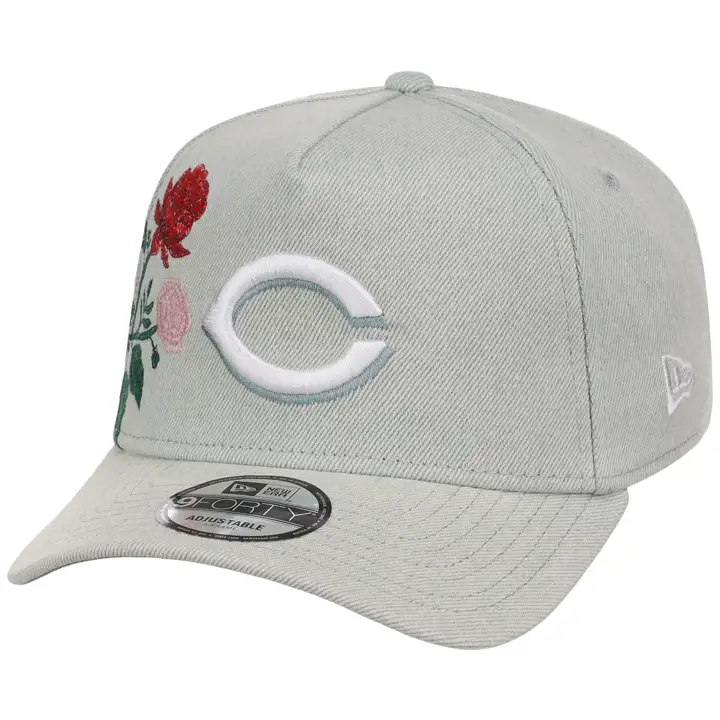 Cincinnati Reds MLB Denim Flower 9FORTY AF DENIM/DENIM/GRY