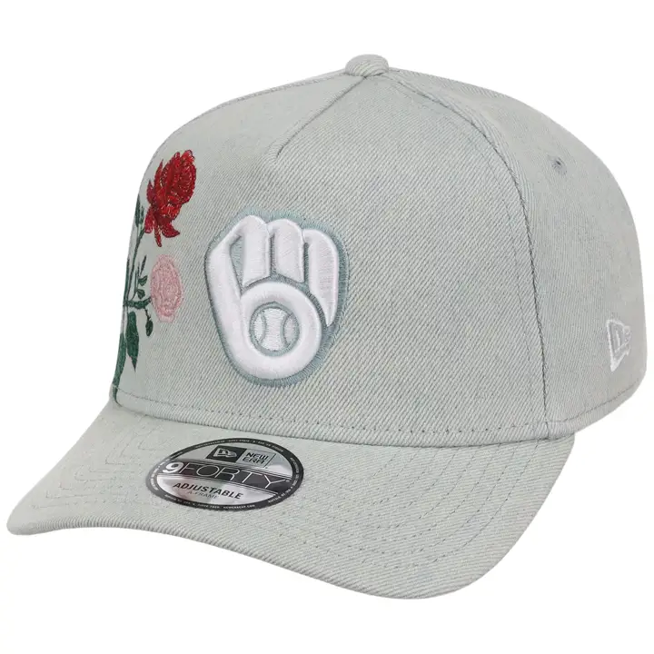 Casquette 9FORTY MLB Milwaukee Brewers Denim Fleur AF DENIM/DENIM/GRY