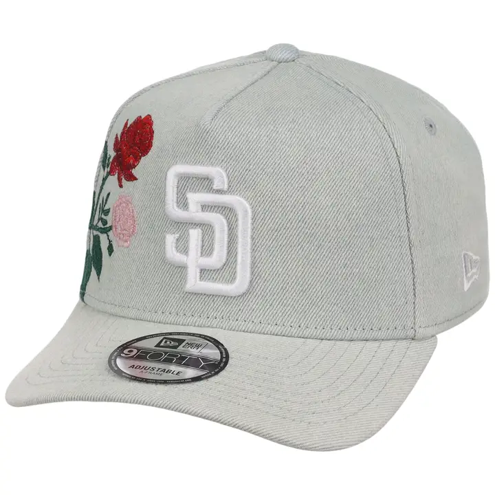 San Diego Padres MLB Denim Flower 9FORTY AF DENIM/DENIM/GRY