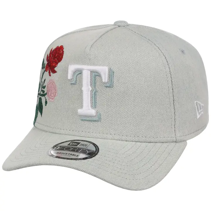 Texas Rangers MLB Denim Flower 9FORTY AF DENIM/DENIM/GRY